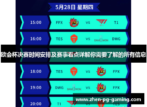 欧会杯决赛时间安排及赛事看点详解你需要了解的所有信息 欧会杯决赛时间安排及赛事看点详解你需要了解的所有信息
