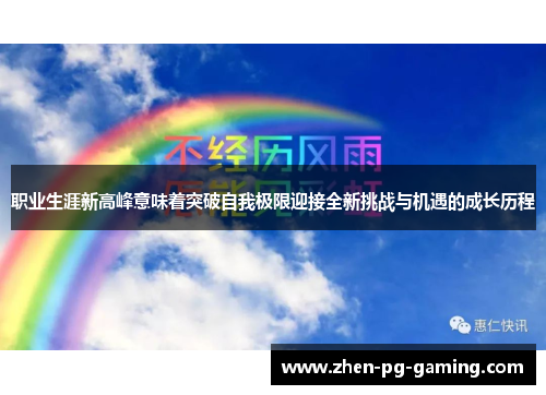 职业生涯新高峰意味着突破自我极限迎接全新挑战与机遇的成长历程